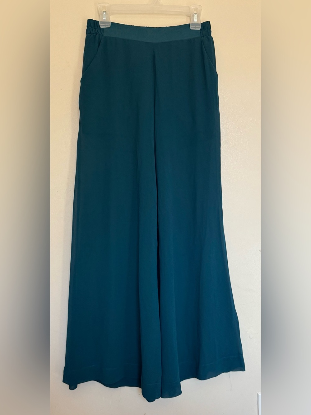 Uniqlo Teal Wide Leg Pants